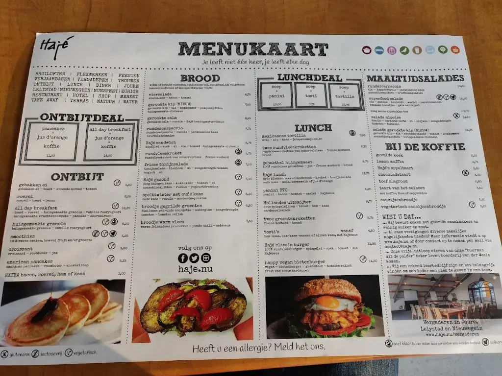 Menu_Hajé restaurant Nunspeet_Hulshorst_image_2