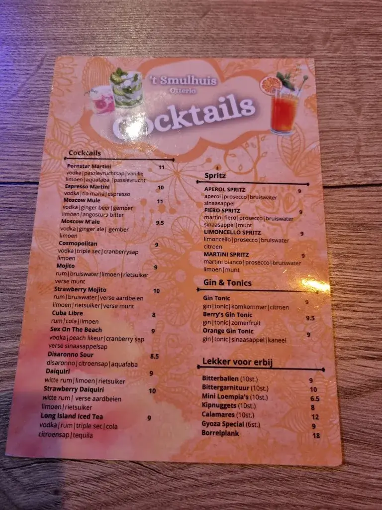 Menu_'t Smulhuis in Otterlo_Otterlo_image_4