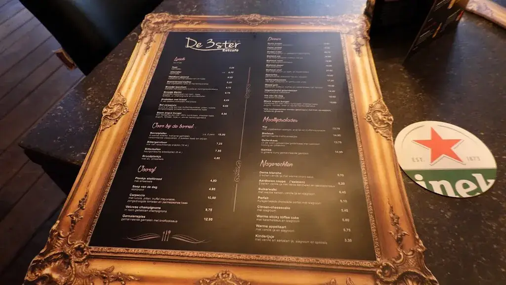 Menu_The Three Star Gastropub_Otterlo_image_4