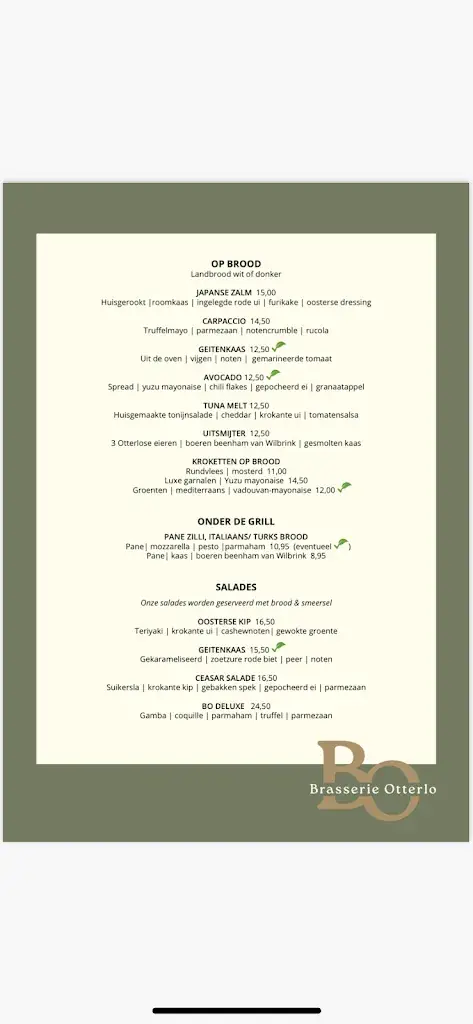 Menu_Brasserie Otterlo_Otterlo_image_2