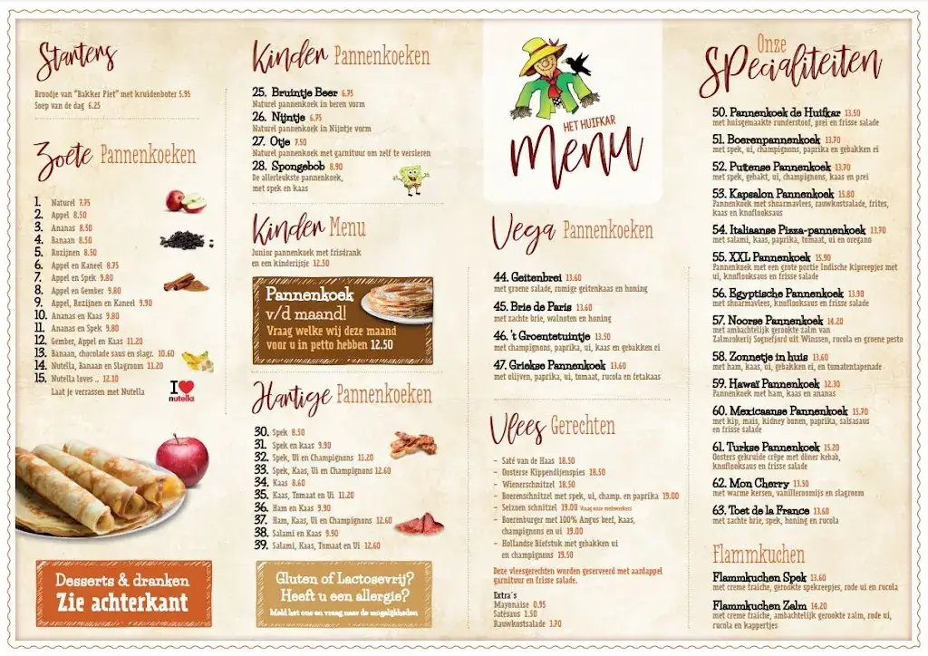 Menu_De Huifkar Partycentrum / Pannenkoekhuis_Putten_image_1