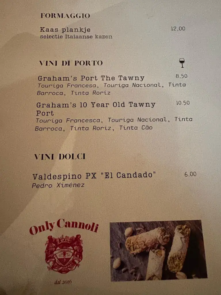 Menu_Restaurant Il Vicino_Oosterhout_image_1