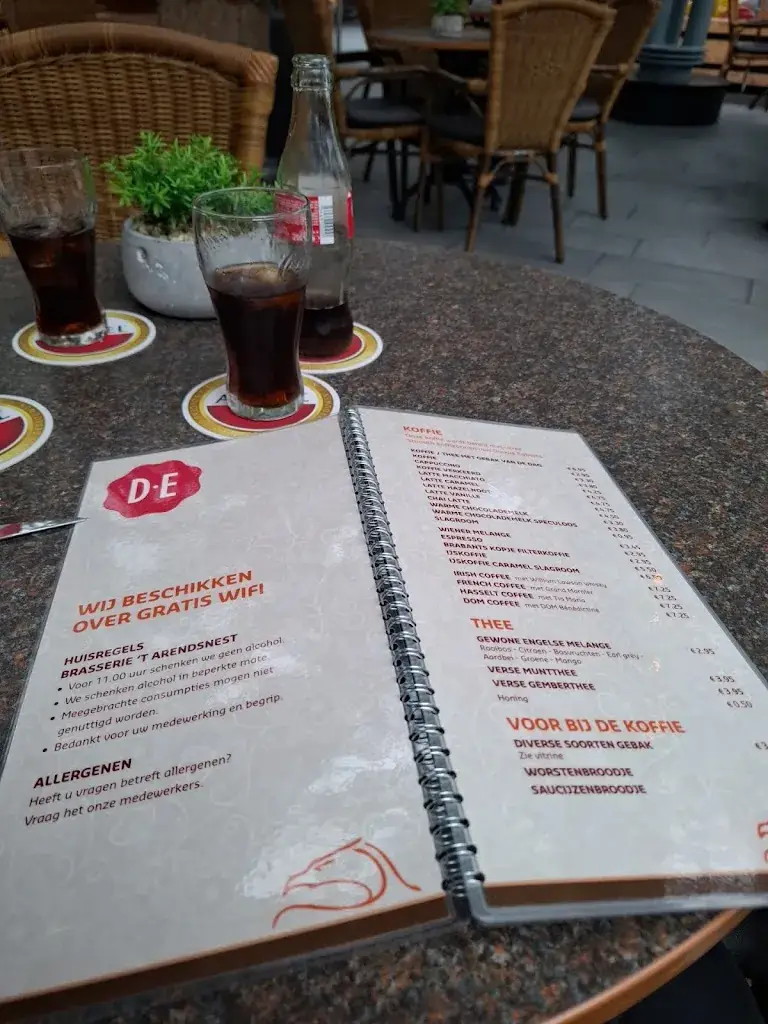 Menu_Brasserie 't Arendsnest_Oosterhout_image_1