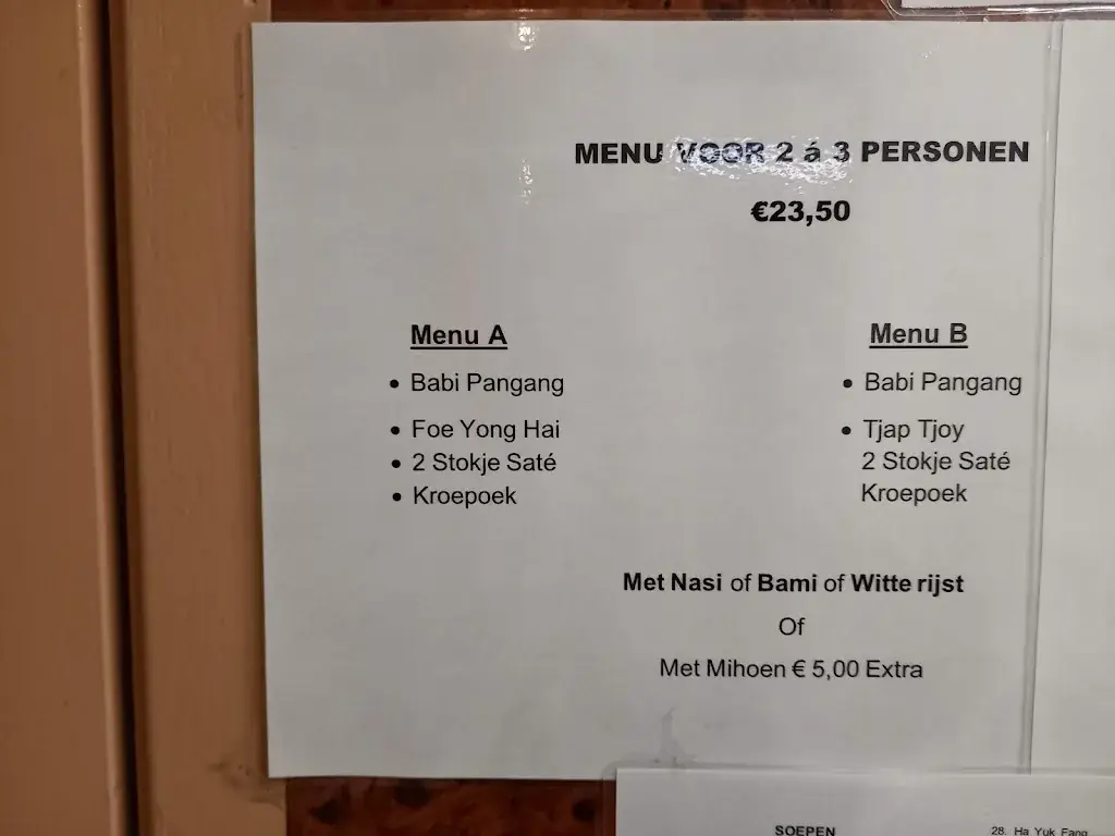Menu_Chinees Restaurant 