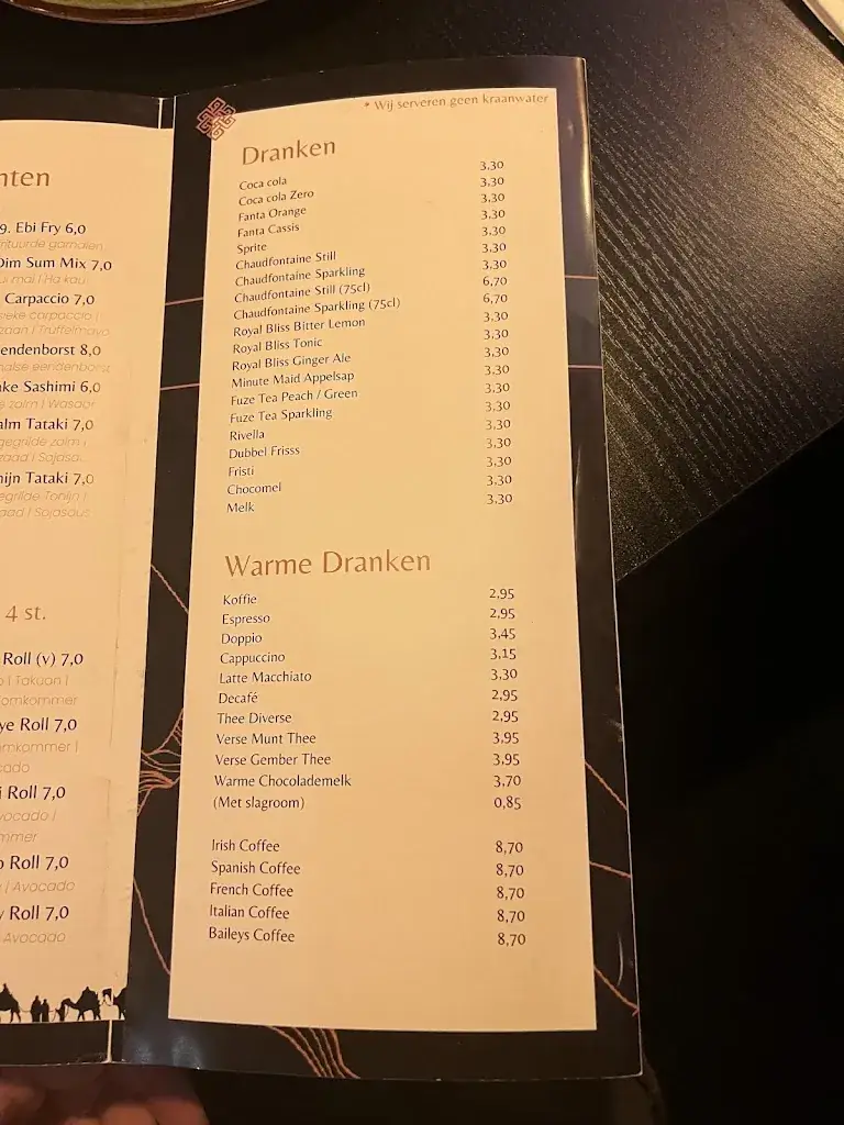 Menu_Fusion Restaurant Cublay_Emmen_image_3