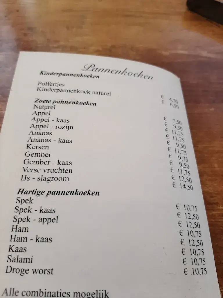 Menu_Restaurant 't Maotie_Gasselte_image_1
