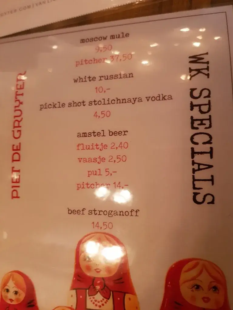 Menu_Café Restaurant Piet de Gruyter_Amsterdam_image_3