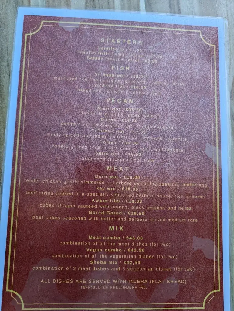 Menu_Queen of Sheba_Amsterdam_image_2
