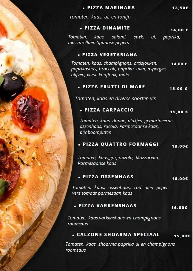 Menu_Pizzeria Napolitano_Gasselternijveen_immagine_1