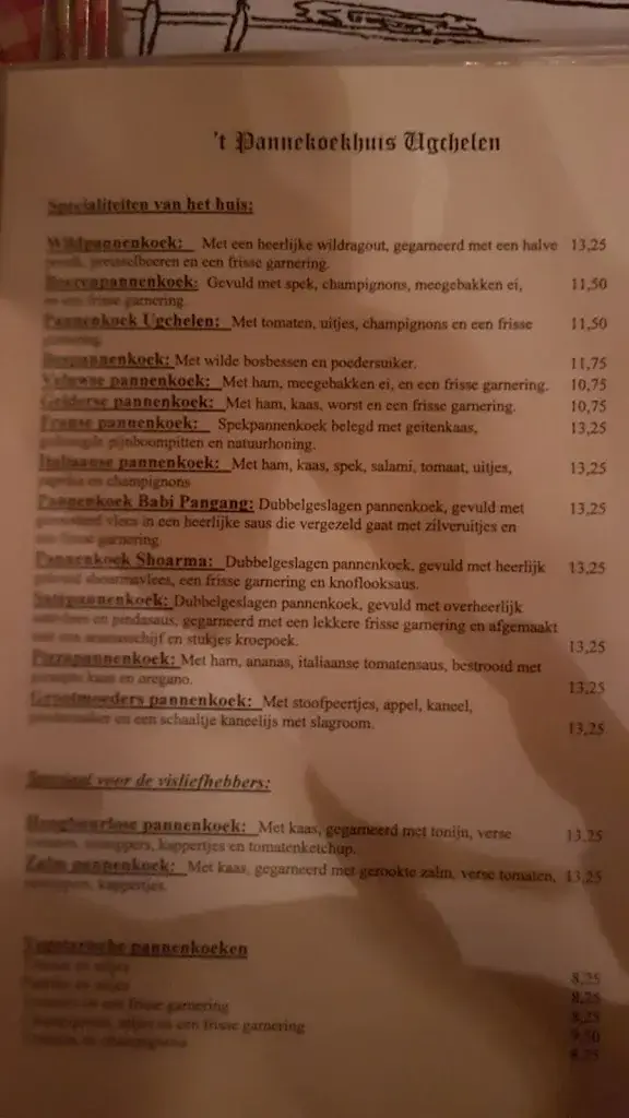 Menu_'t Pannekoekhuis Ugchelen_Ugchelen_image_4