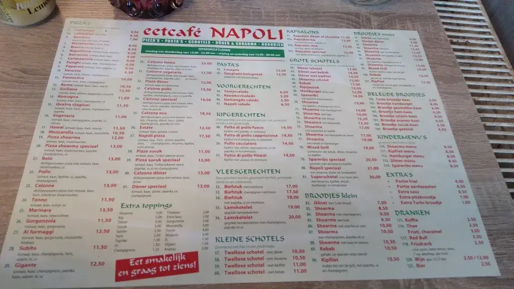 Menu_Napoli_Twello_imagen_1