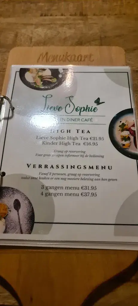 Menu_Lunch en Diner Cafe Lieve Sophie - Restaurant Wijchen_Wijchen_image_1