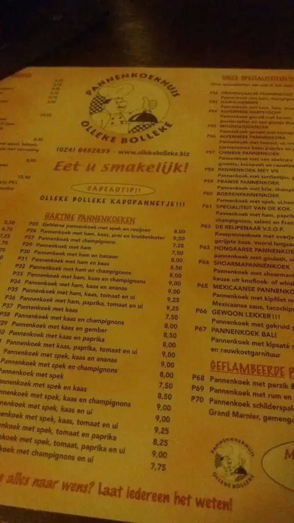 Menu_Pannenkoekhuis Olleke Bolleke_Wijchen_immagine_4