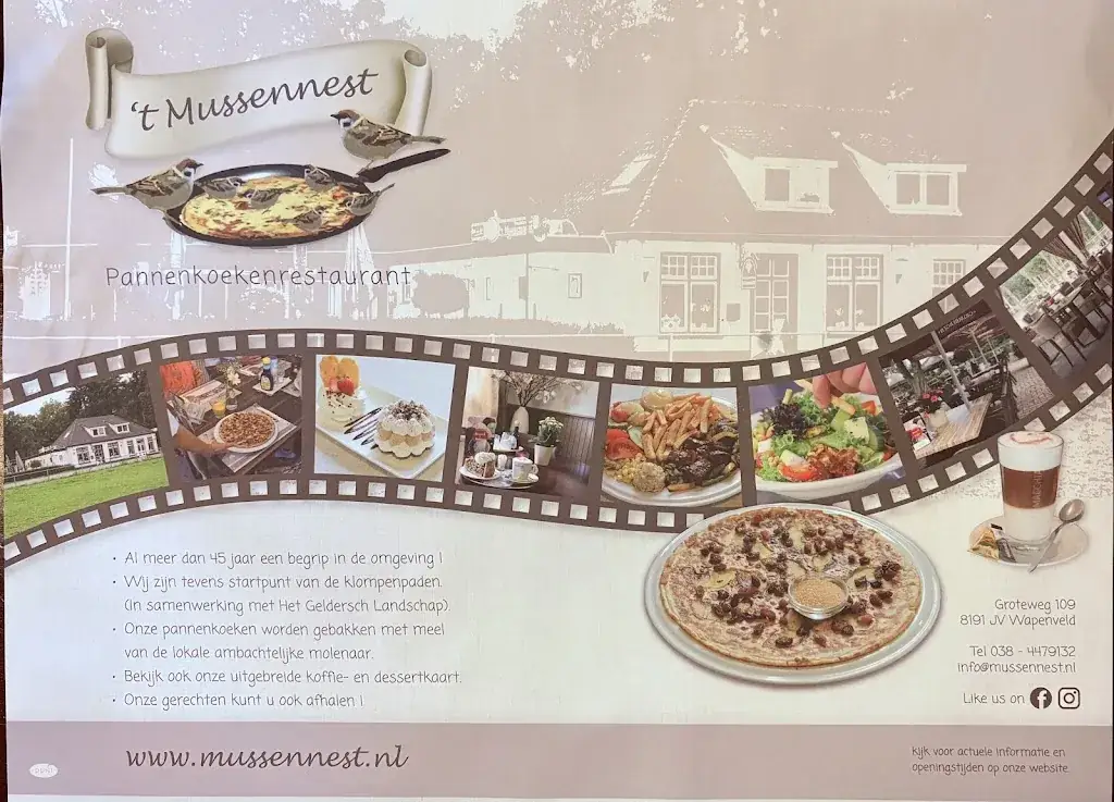 Menü_Pannenkoekhuis `t Mussennest_Wapenveld_Bild_3