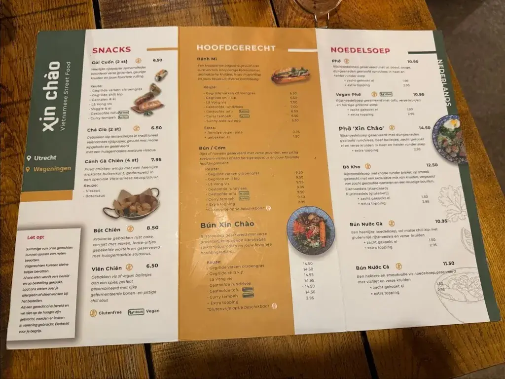 Menu_Xin Chào Wageningen - Saigon Street Food_Wageningen_image_1