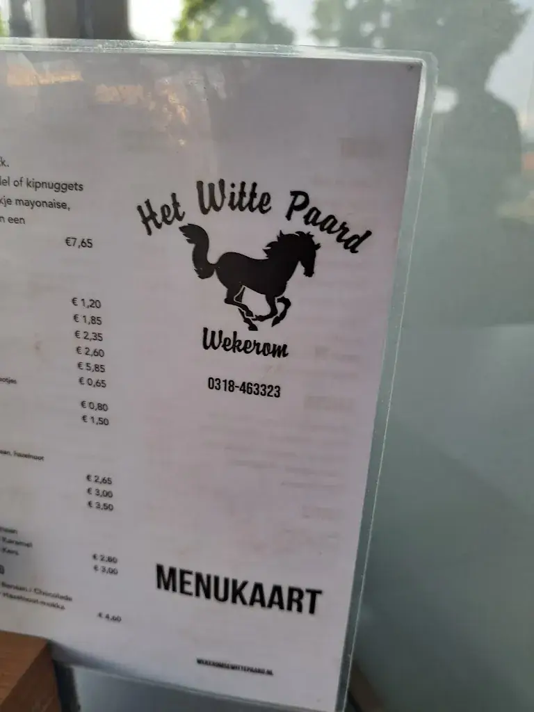 Menu_The White Horse Wekerom_Wekerom_image_1