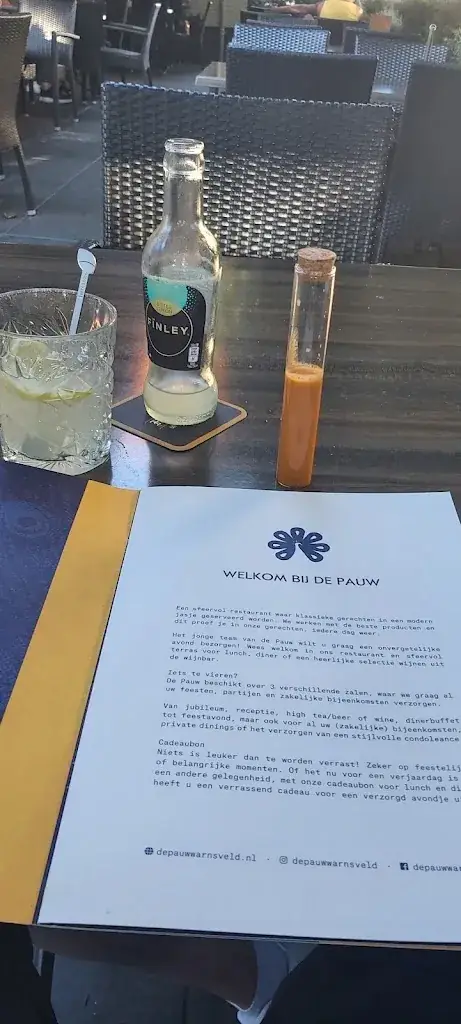 Menu_Restaurant - zalen De Pauw_Warnsveld_image_1