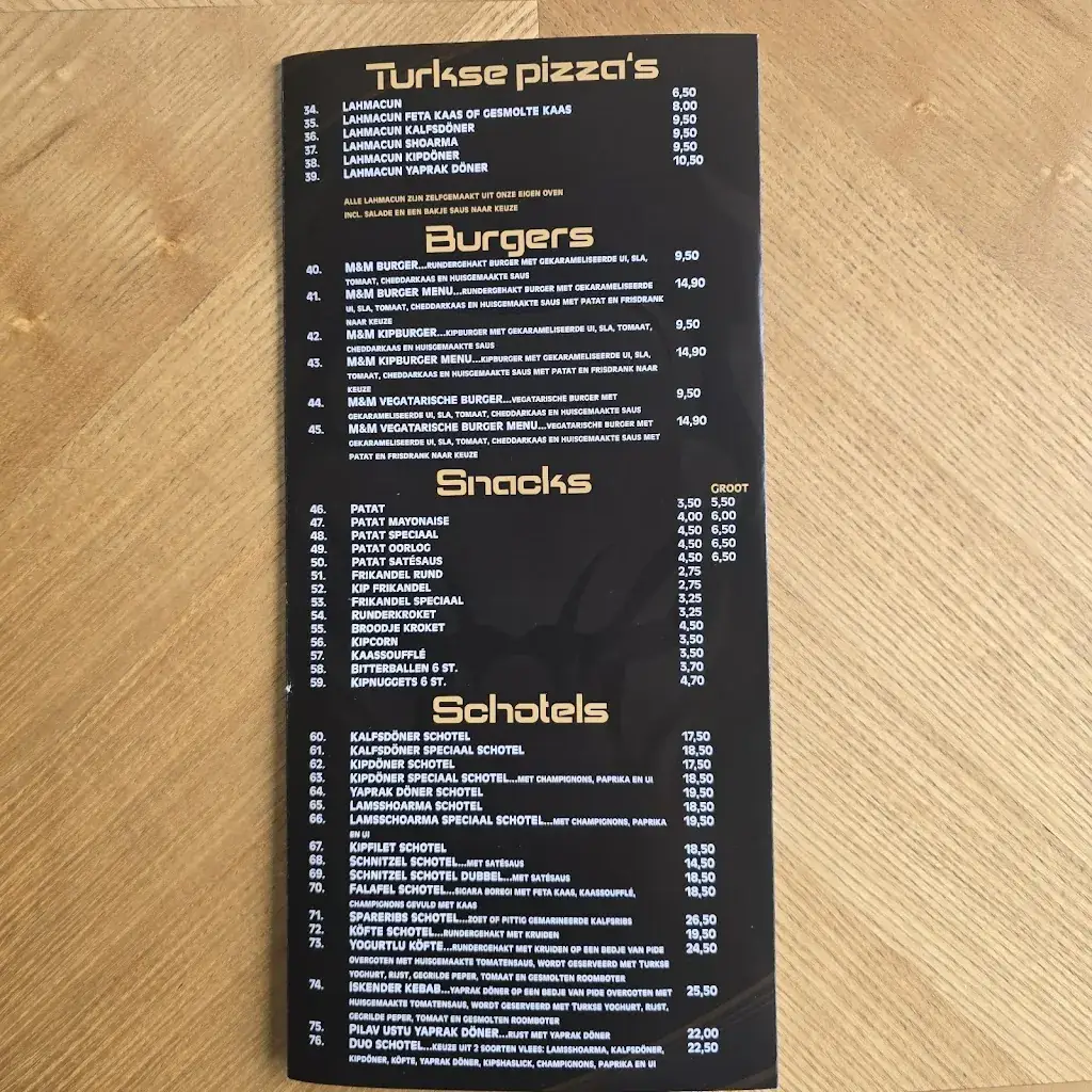 Menu_M&M Grillroom & Pizzeria Warnsveld Zutphen_Warnsveld_image_1