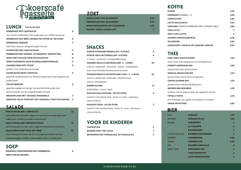 Menu_Koerscafé Gasselte_Gasselte_immagine_2