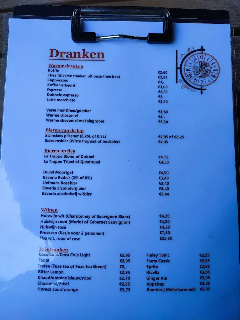 Menü_Restaurant & Pannenkoekenhuis De Tijd_Wolfheze_Bild_1