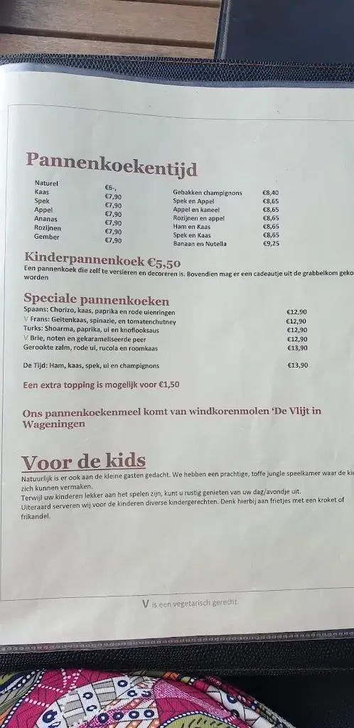 Menü_Restaurant & Pannenkoekenhuis De Tijd_Wolfheze_Bild_3