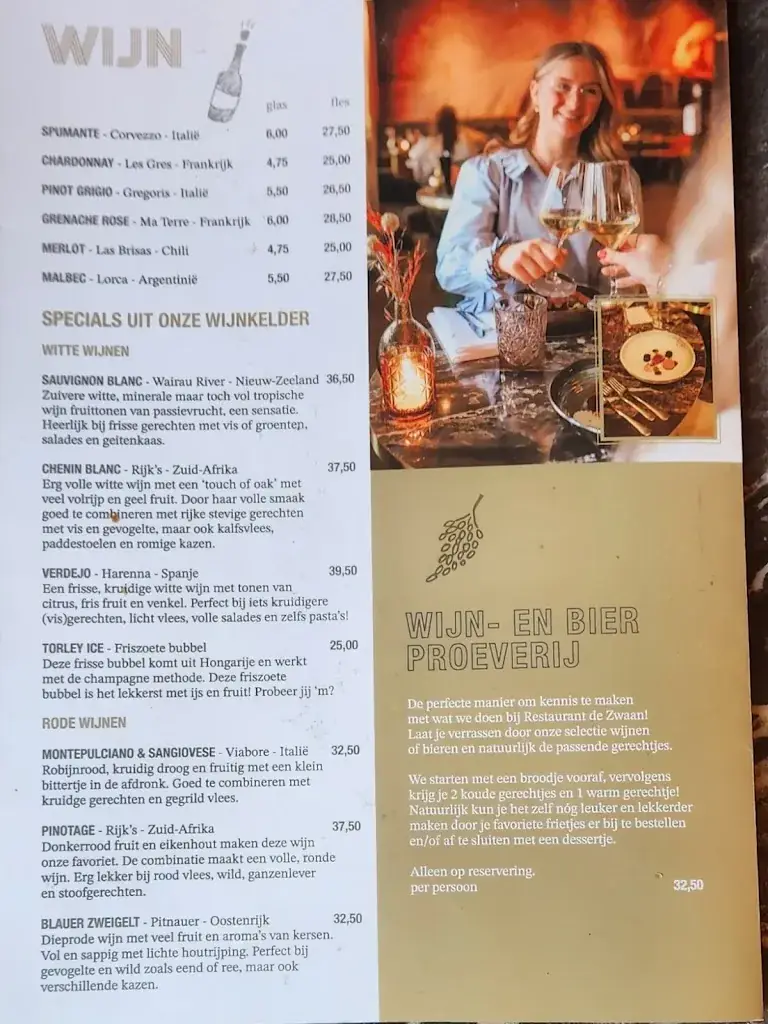 Menu_Restaurant De Zwaan_Winterswijk_image_2