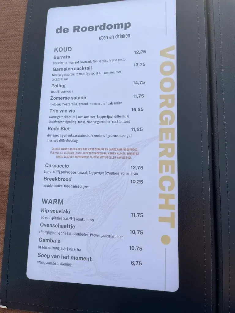 Menu_Eten & drinken de Roerdomp_Zevenhuizen_image_4