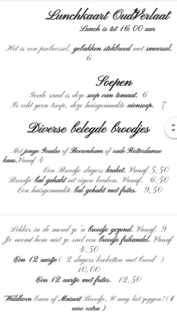 Menu_Cafe Oud Verlaat_Zevenhuizen_image_1