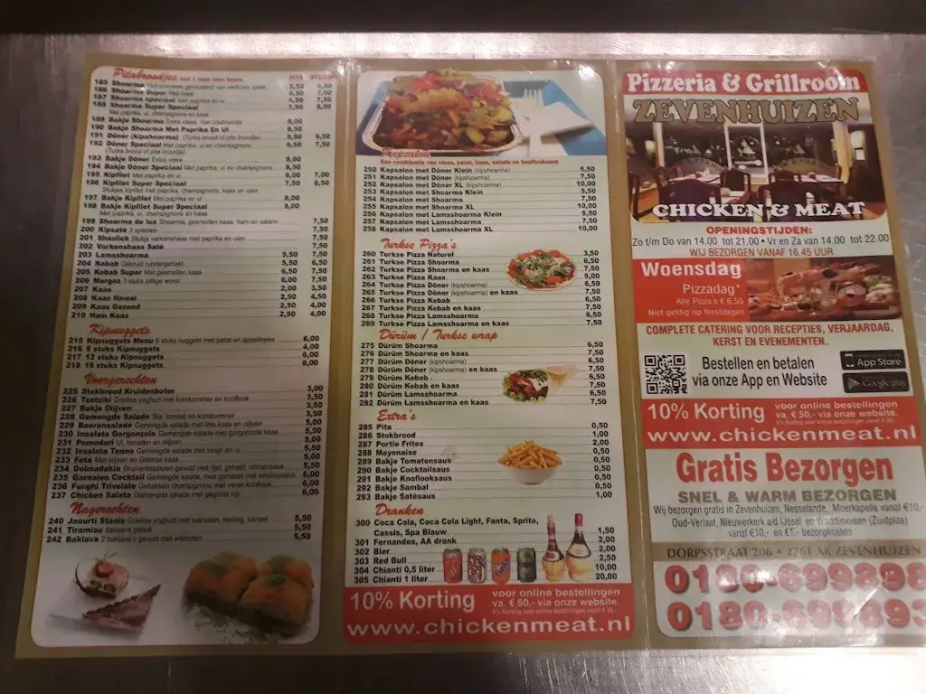 Menu_Chicken And Meat Grill House_Zevenhuizen_image_1