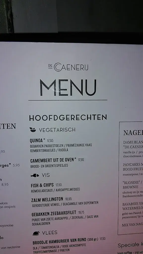 Menu_Grand Café Koning & De Caenerij_Bedum_image_1