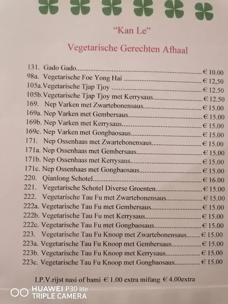 Menu_Chinees Specialiteiten Restaurant 