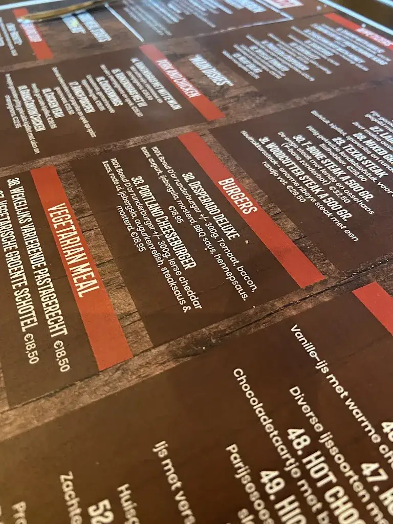 Menu_Grill and Steakhouse Desperado_Winschoten_image_3