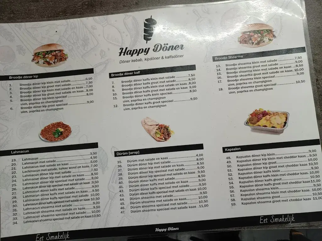 Menu_Happy döner_Appingedam_image_2