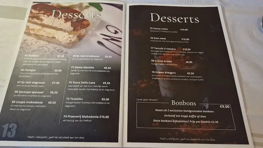 Menu_Balkan Restaurant Makedonia_Winschoten_image_1