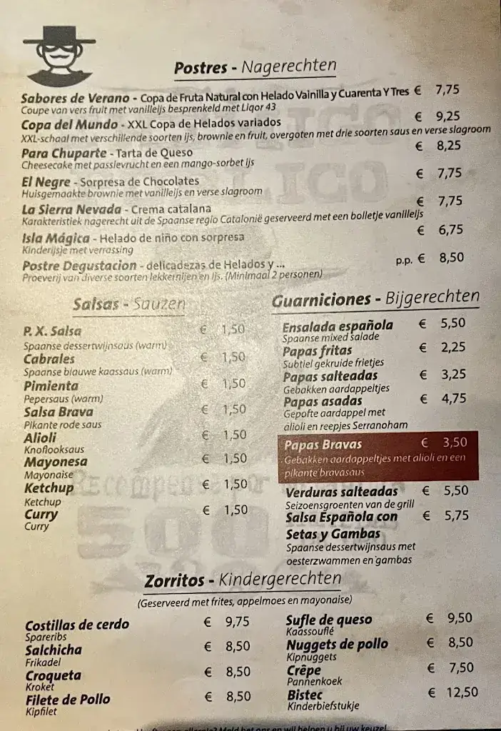 Menu_El Zorro_Buinen_image_2