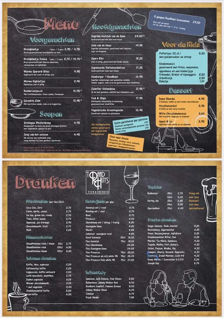 Menu_Grand Café 't Raadhuys_Stadskanaal_image_1