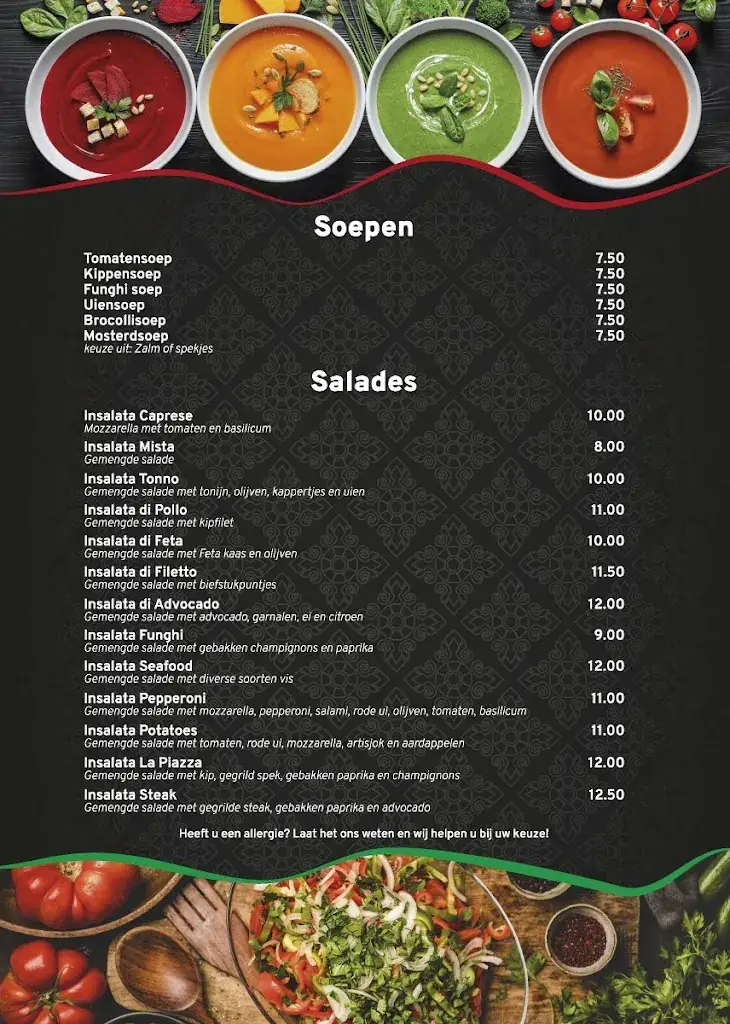 Menu_Ristorante La Piazza_Stadskanaal_image_2