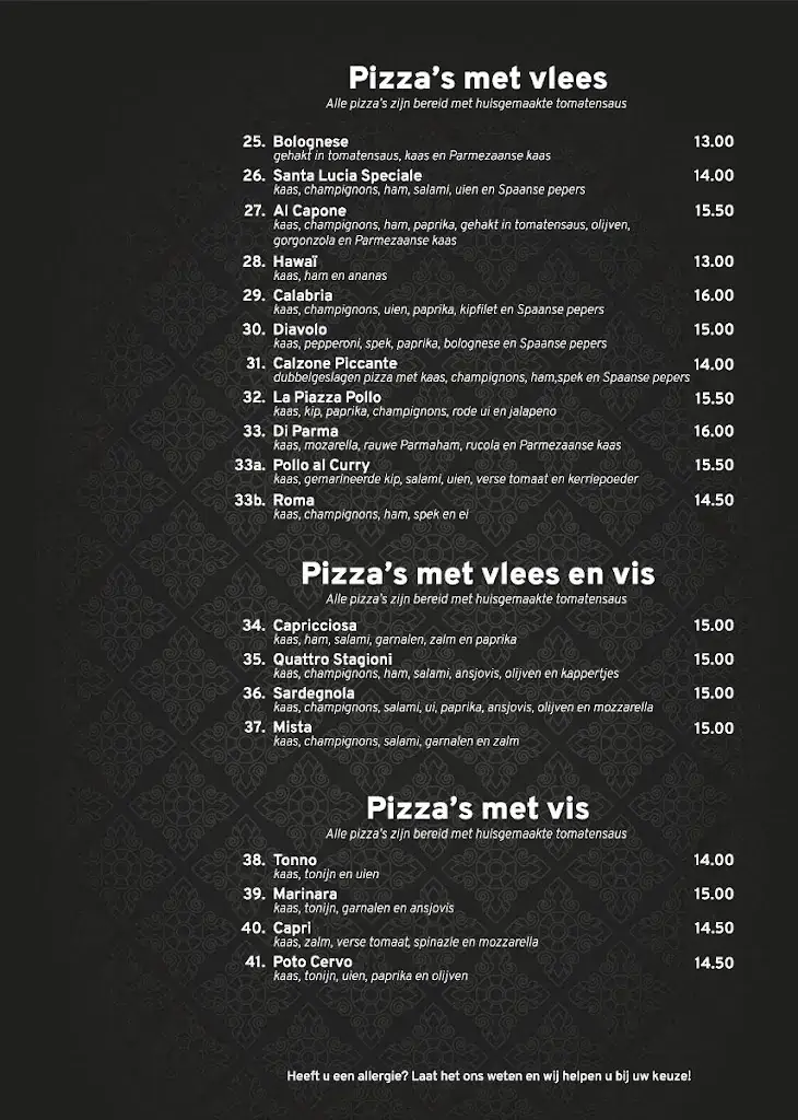 Menu_Ristorante La Piazza_Stadskanaal_image_3