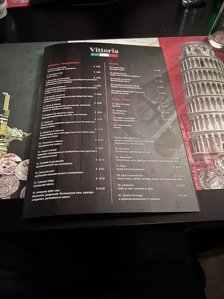 Menu_Pizzeria Vittoria Stadskanaal_Stadskanaal_image_1