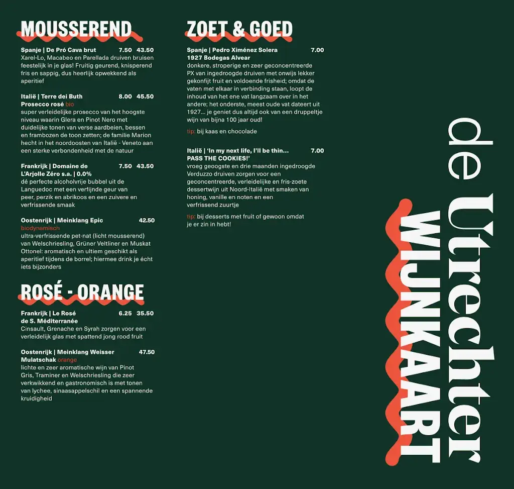 Menu_De Utrechter Stadsbrasserie en Bar_Utrecht_immagine_3