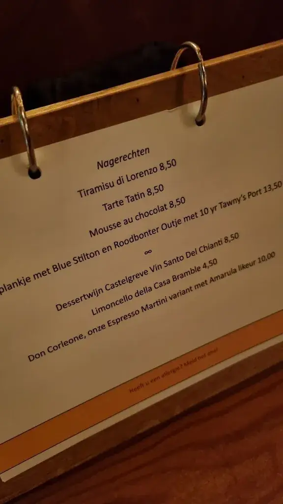 Menu_Le Marronnier_Groningen_image_2