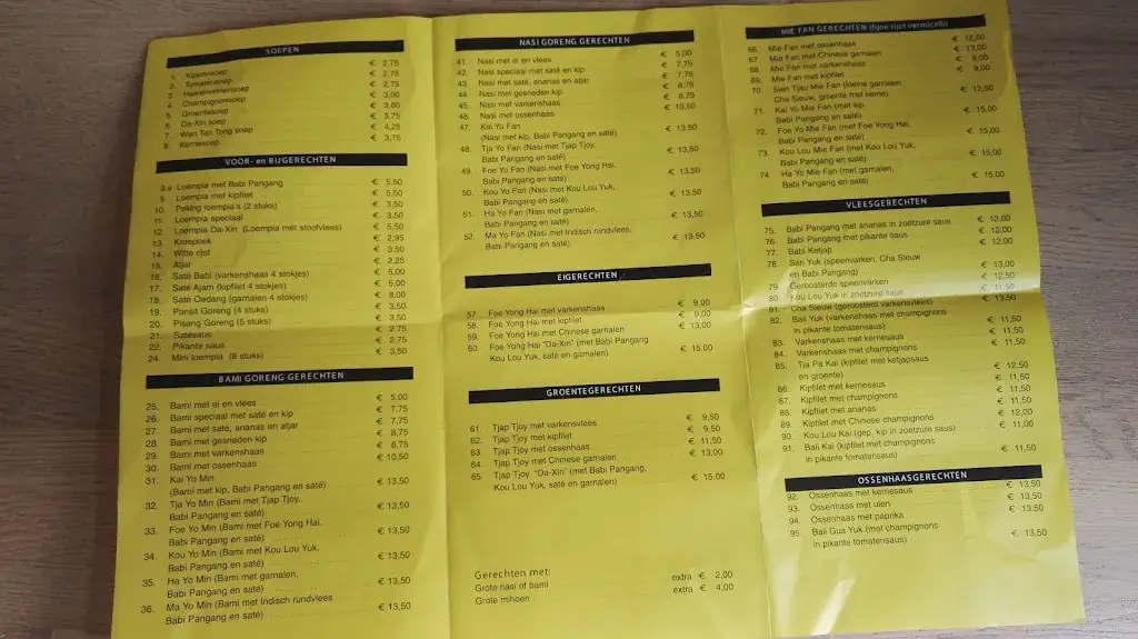 Menu_Chinees Specialiteiten Restaurant Da-Xin_Borger_image_1