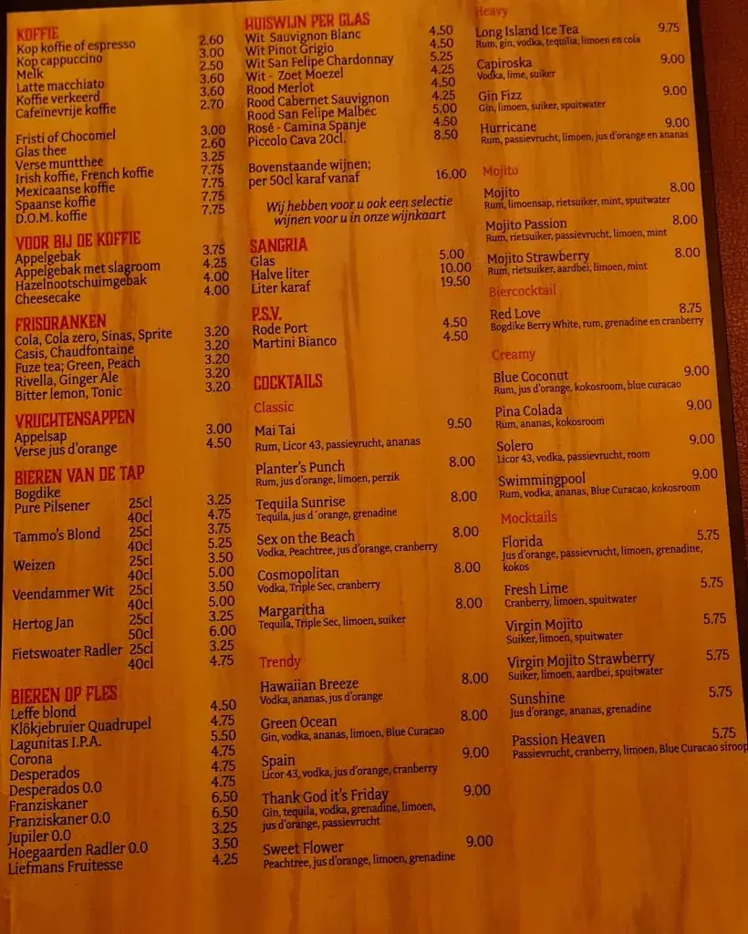 Menu_The Ranch_Veendam_image_2