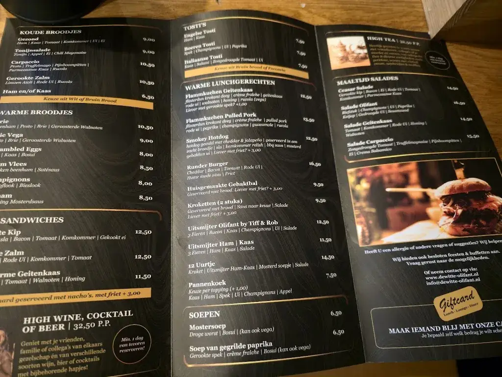 Menu_De Witte Olifant By tiffany’sbv_Klazienaveen_imagen_1