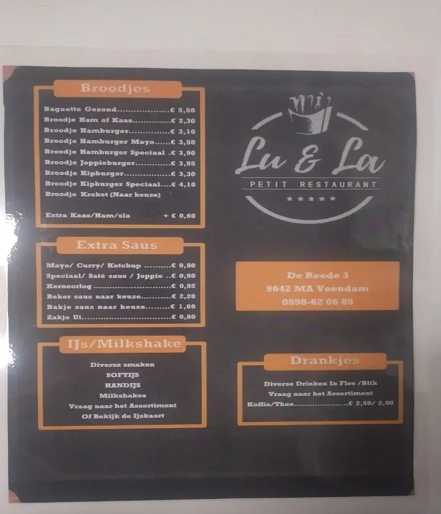 Menu_Petit Restaurant Lu en La_Veendam_image_3