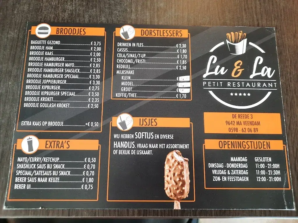 Menu_Petit Restaurant Lu en La_Veendam_image_4