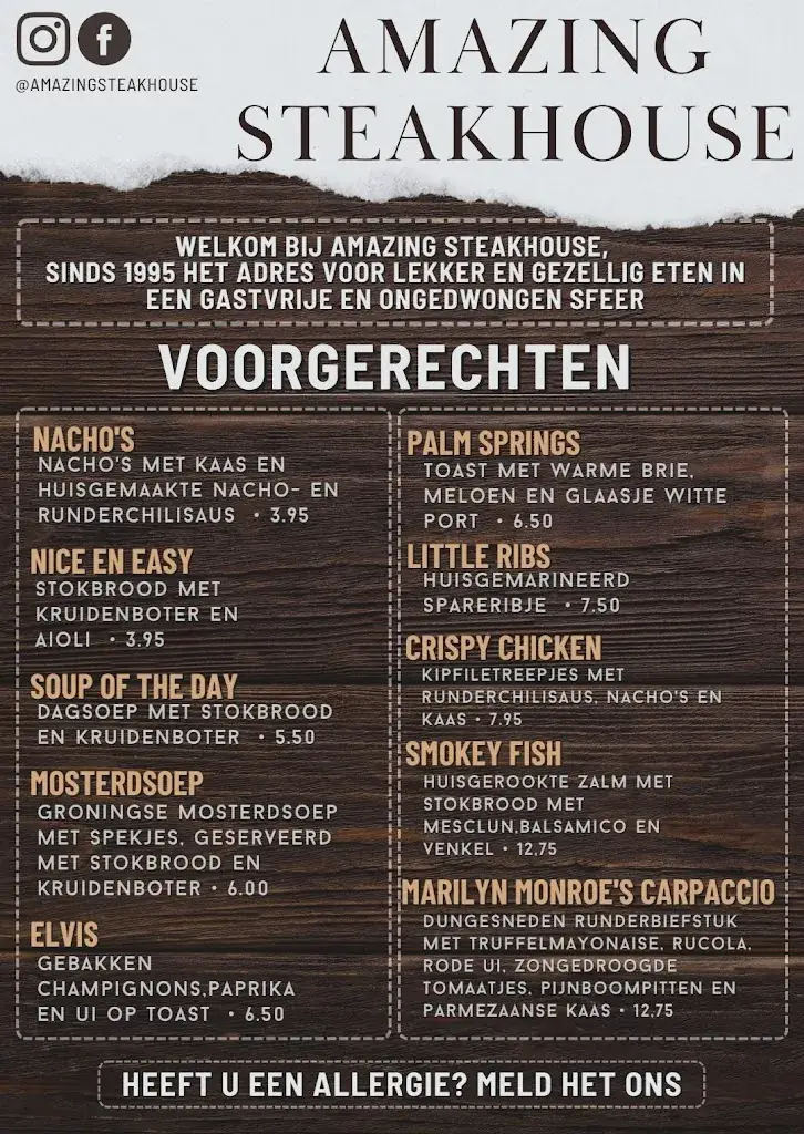 Menu_Amazing Steakhouse_Westerbroek_image_3