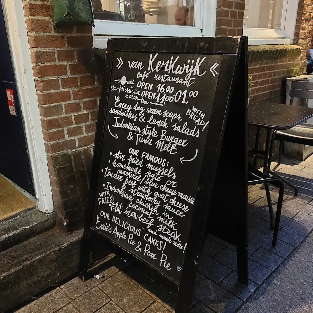 Menü_Café restaurant van Kerkwijk_Amsterdam_Bild_1