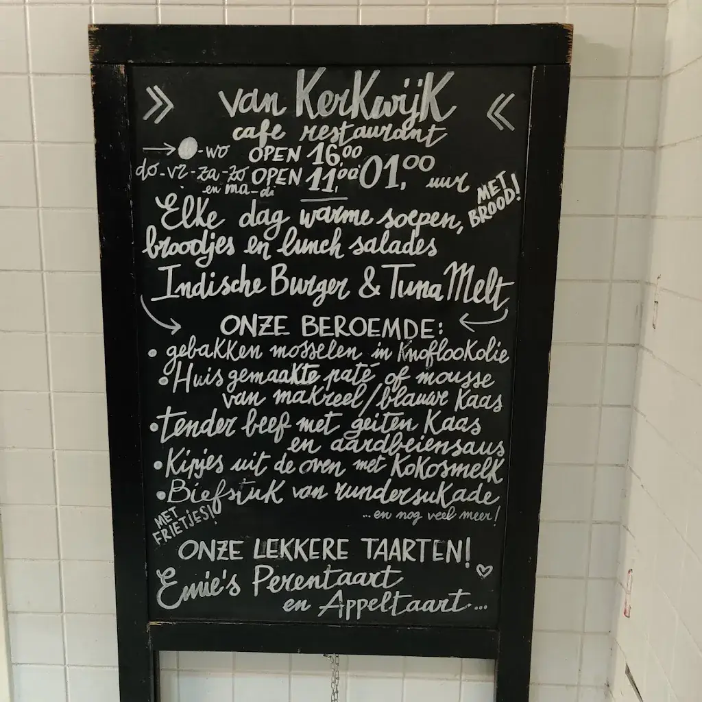 Menü_Café restaurant van Kerkwijk_Amsterdam_Bild_2