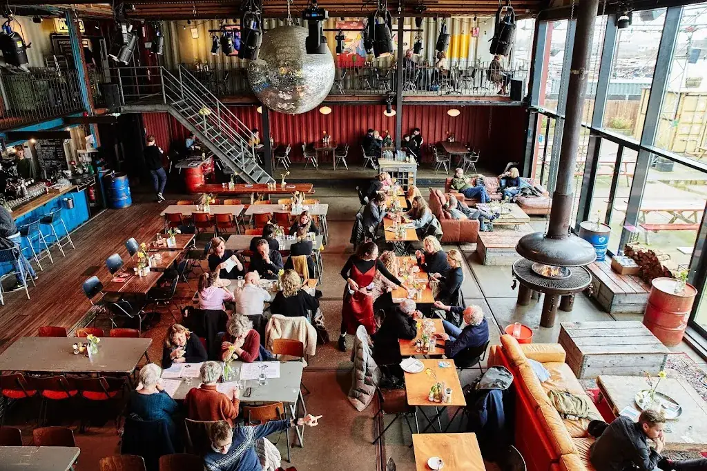 Pllek restaurant in Amsterdam